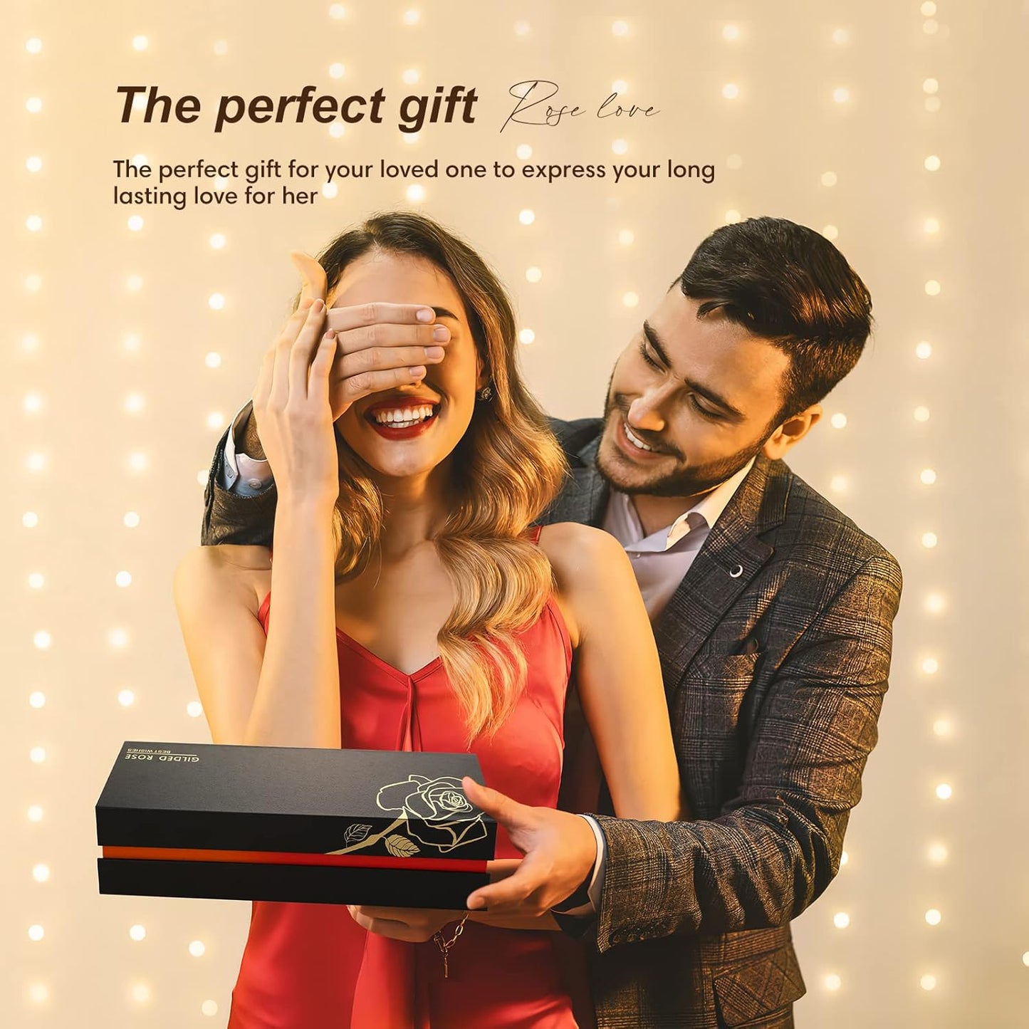 24K Dipped Golden Real Rose-Gifts for Her